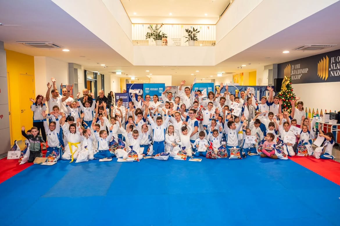 Podgorica Karate Club members at the end of the season